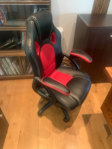 Gaming chair black - gaming, red