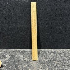 Vintage Velos 4917 Wooden School Ruler 12 Inch 30cm Metric Imperial ref c20