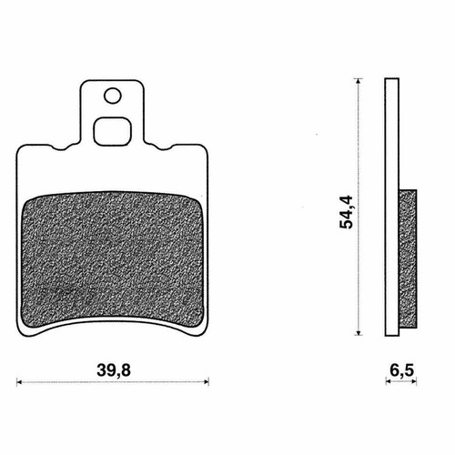 Pair brake pads friend - brake, jog