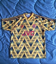 Arsenal 1991-1993 Original adidas Away Shirt Bruised Banana, Size 40-42"