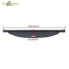 FOR HYUNDAI SANTA FE 7 SEAT 2015-2019 REAR PARCEL SHELF LOAD COVER BLACK