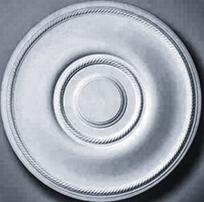 Plain rope plaster ceiling - plaster,
