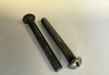 Round Slot Machine Screws BSW Whitworth 1/8, 5/32, 3/16, 1/4