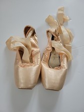 Freed of London DV Wing Ballet Pointe Shoes Star Maker Size 3.5 Pink Satin 