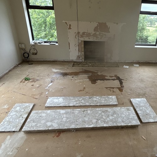 Large genuine marble - large, fireplace