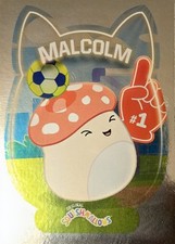 Malcolm #180 Squishmallows Panini 2025 Trading Card