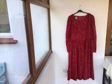 Vintage Laura Ashley (70's-80's) 100% Cotton Velvet Dress Women’s Size 16