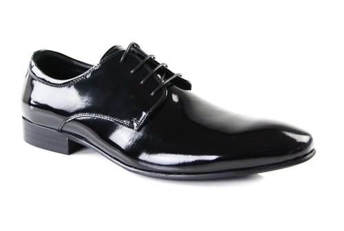 Mens zasel bond patent black - mens,