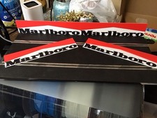 Scalextric Slot Cars Marlboro Barriers  Set of 4 Track Scenery.
