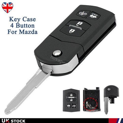 Button flip remote key case - 4,