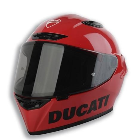 Ducati logo helmet red - ducati,