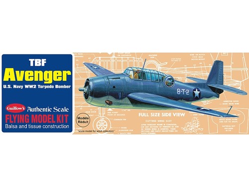 Tbf grumman avenger 419mm - avenger,