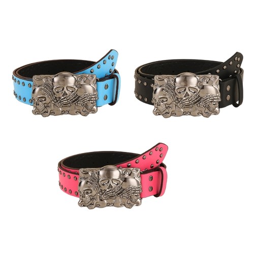 Jeans decorative punk belt - punk, men