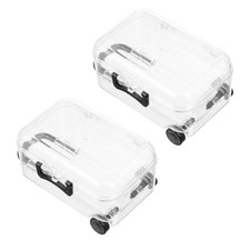 2 Pcs Transparent Box Jewelry