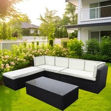 6 Seater Rattan Garden