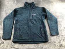 Berghaus Polartec Fleece Jacket Men's M Blue Full Zip Outdoor Hiking