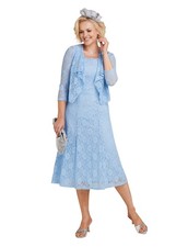 Ladies elegant lace dress - ladies,