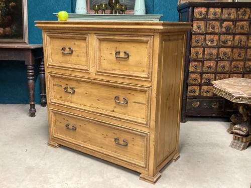 Fine vintage pine chest of - a,