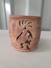 Handmade Sandpainted  Candle