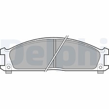 DELPHI LP543 Brake Pad Set