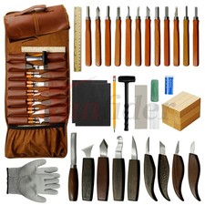44-Piece Wood Carving Kit with