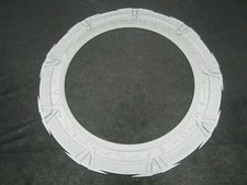 Stargate SG-1 Chevron Ring (Stargate Model) Silver Finish 12" Diameter 