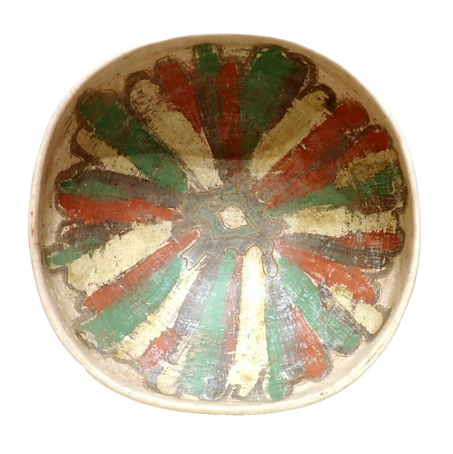 Studio pottery bowl - pottery,