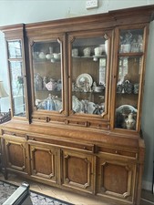 Cherry break front Dresser