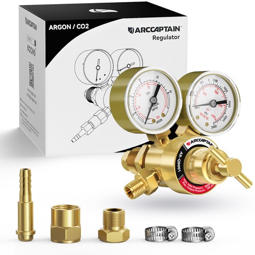 Argon co2 dual regulator - argon, gauge