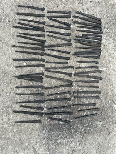 Antique 1889 iron nails - 60, nails,