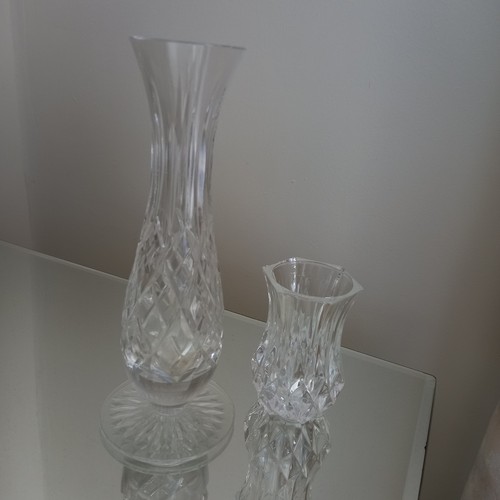 Two vintage cut glass - vintage, single