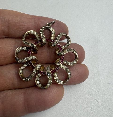Antique vintage solid - solid, silver