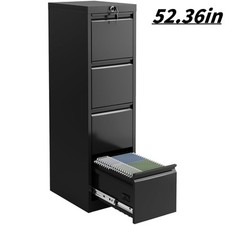 4-Drawer File Cabinet with