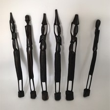 Lot of Handmade African Carved