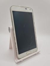 Samsung Galaxy S5 White Unlocked 16GB 5.1" Android Smartphone Cracked Incomplete