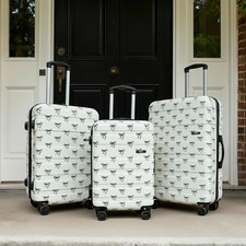 OHS Bows Suitcase Set of 3