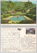 c33660 Royal Botanical Gardens Hope Zoo  Jamaica  postcard 1989 stamp