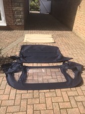 Mercedes r129 blue soft top - mercedes,