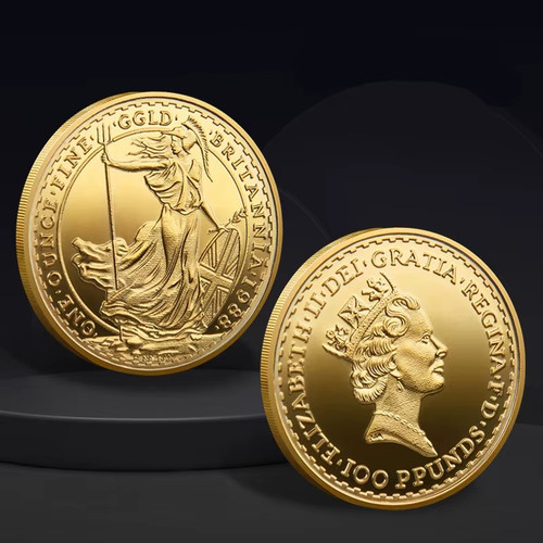 Britannia coin brilliant queen - britannia,