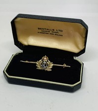 Superb 9ct Gold Enamelled