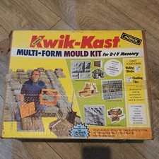 Vintage Concrete Block Mould. multi form mould kit for DIY masonry. random stone