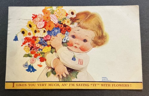 Mabel lucie attwell postcard - mabel,