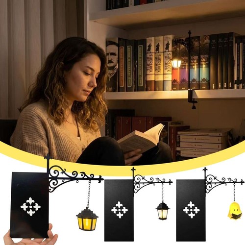 Library lantern bookshelf - library,