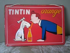 Tintin And Snowy Retro Tin Plaque.  Kitchen/Man Cave/Bar area/Home Office Etc.