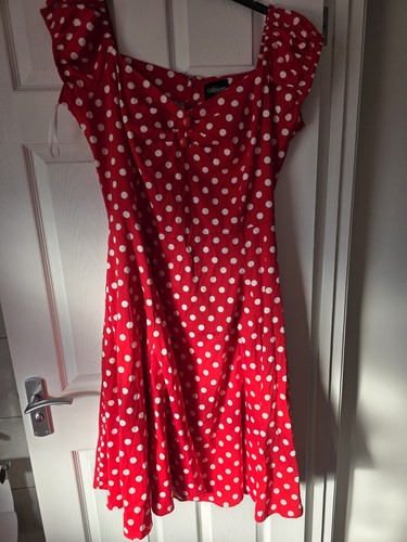 Collectif 4xl red polka - red,
