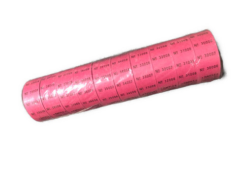 Number per ticket - 5, raffle