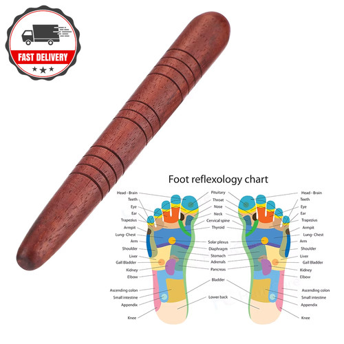 Massage stick tool wooden foot - massage,