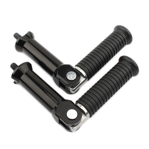 Footpegs black mount brackets - footpegs,