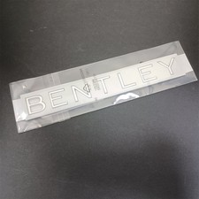 Rear Script Emblem Silver Fit