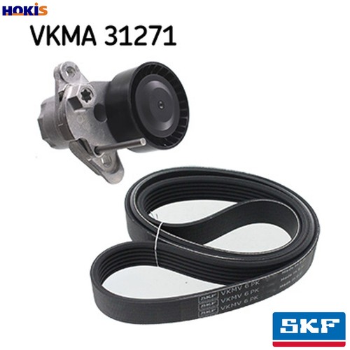 Vribbed belt set vkma - vribbed,